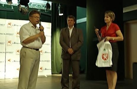 Opis: Od lewej - Jacek Dymitrowski, Ludmiła Pilch, Stanisław Rokosz i Anna Borkowska